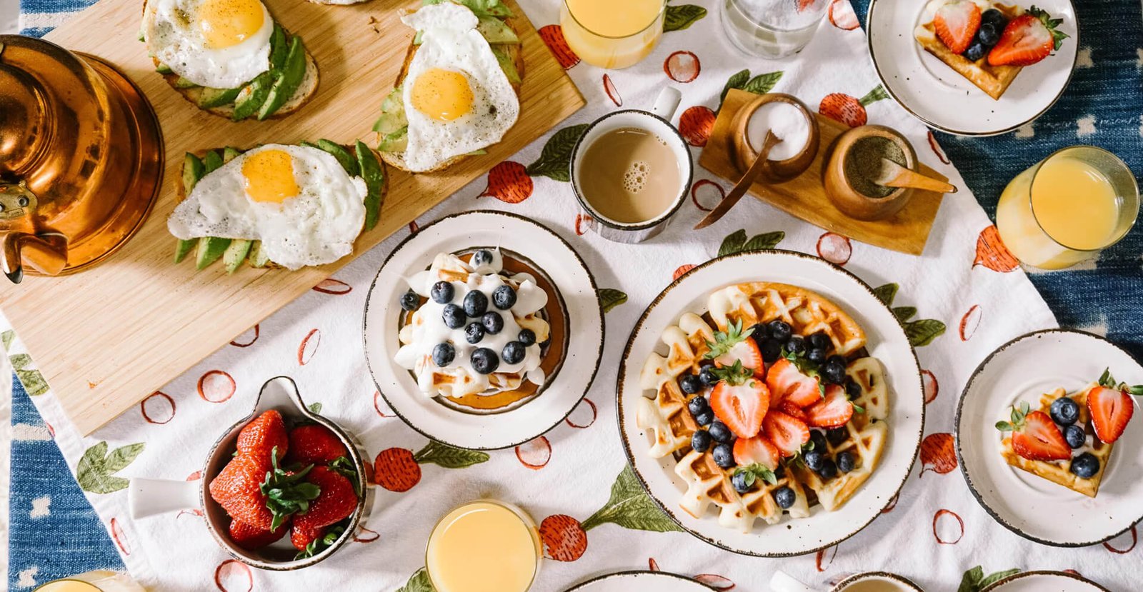 Restaurant stats background